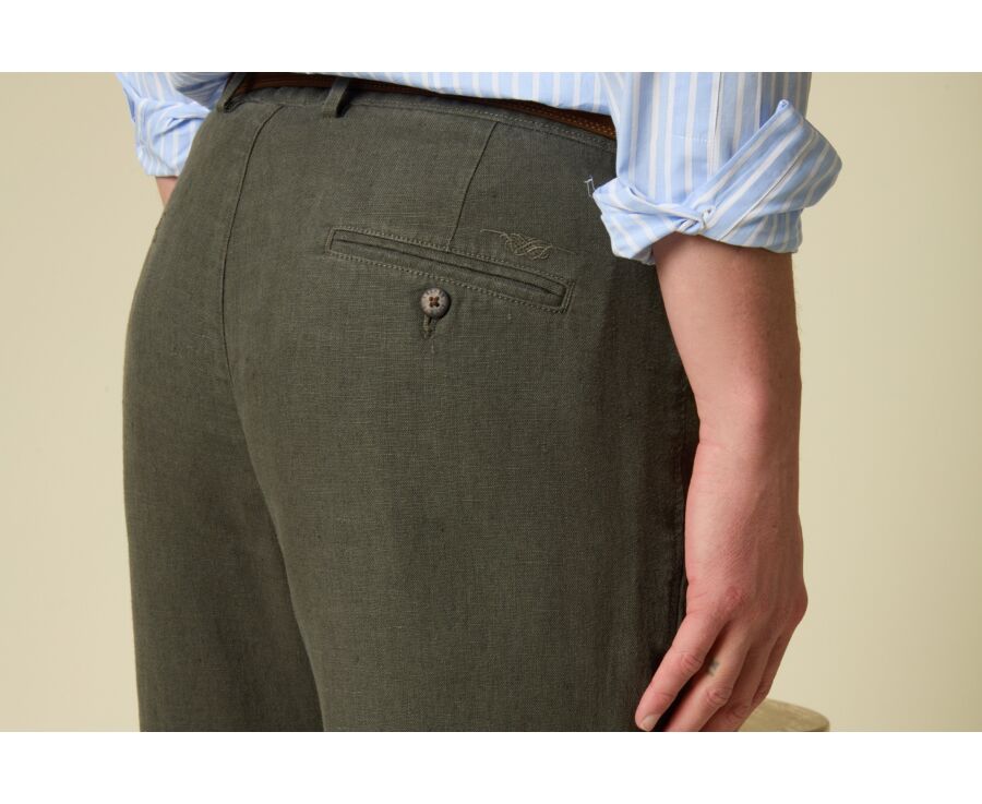 Pantalon chino homme Olive Foncé - KYLSON