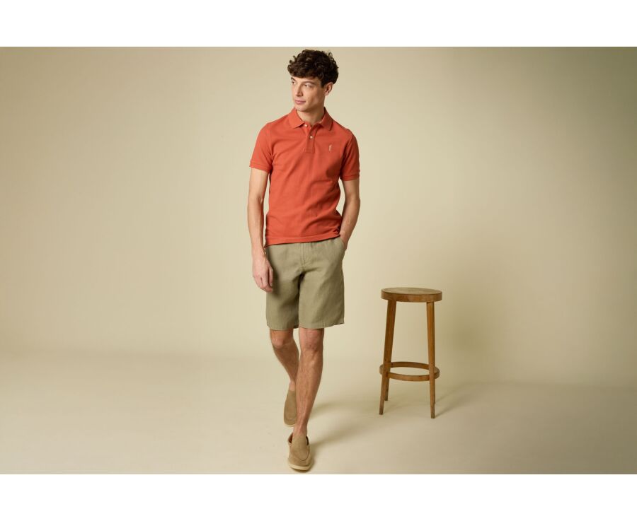 Bermuda lin Taupe - BORYS