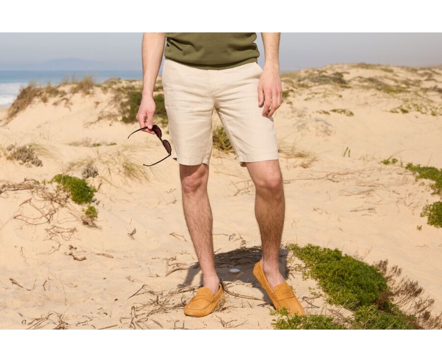 Bermuda lin Beige Clair - BORYS