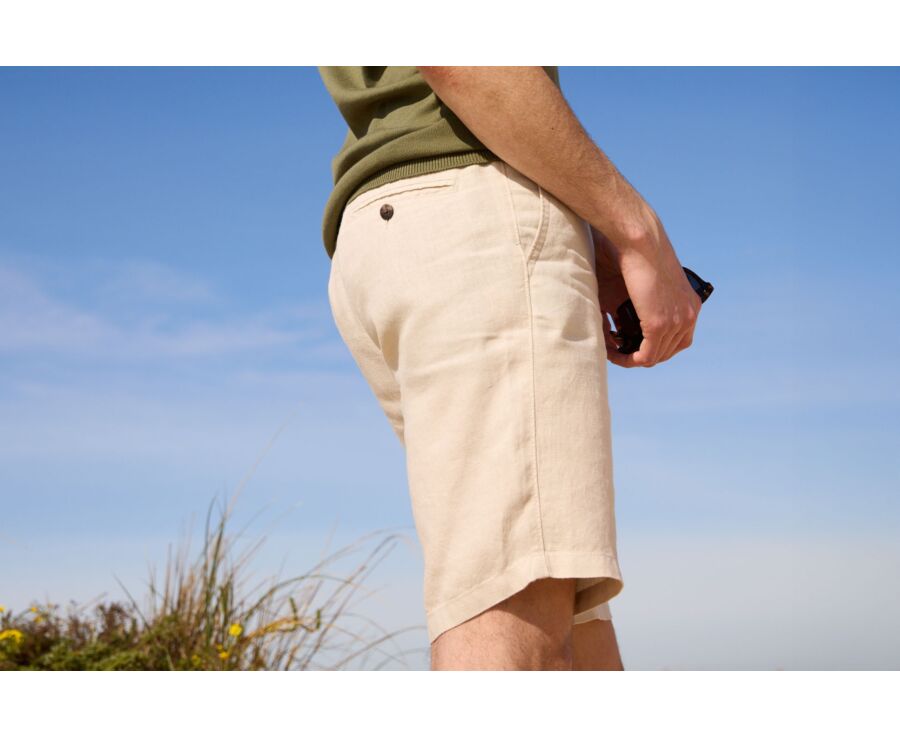 Bermuda lin Beige Clair - BORYS
