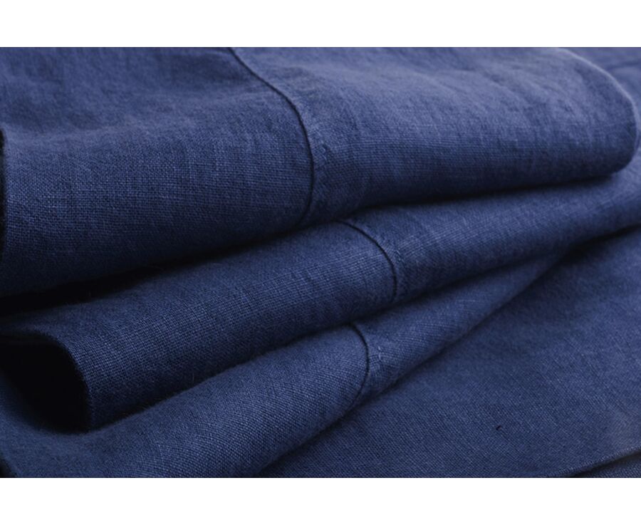 Bermuda lin Bleu Indigo - BORYS