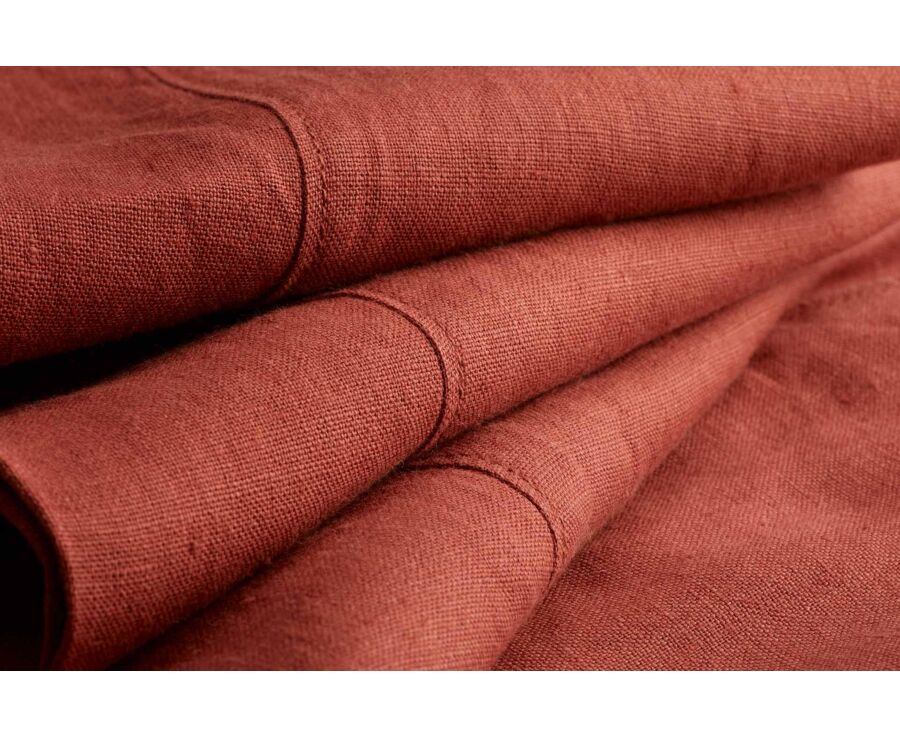 Bermuda lin Terracotta - BORYS