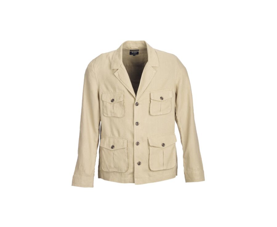 Veste saharienne homme Beige Jalbert Bexley