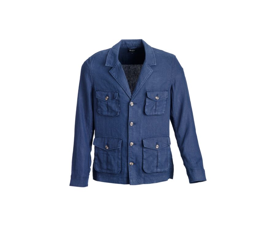 Veste saharienne homme Marine - JALBERT