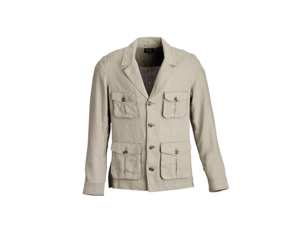 Veste saharienne homme Vert Army - JALBERT