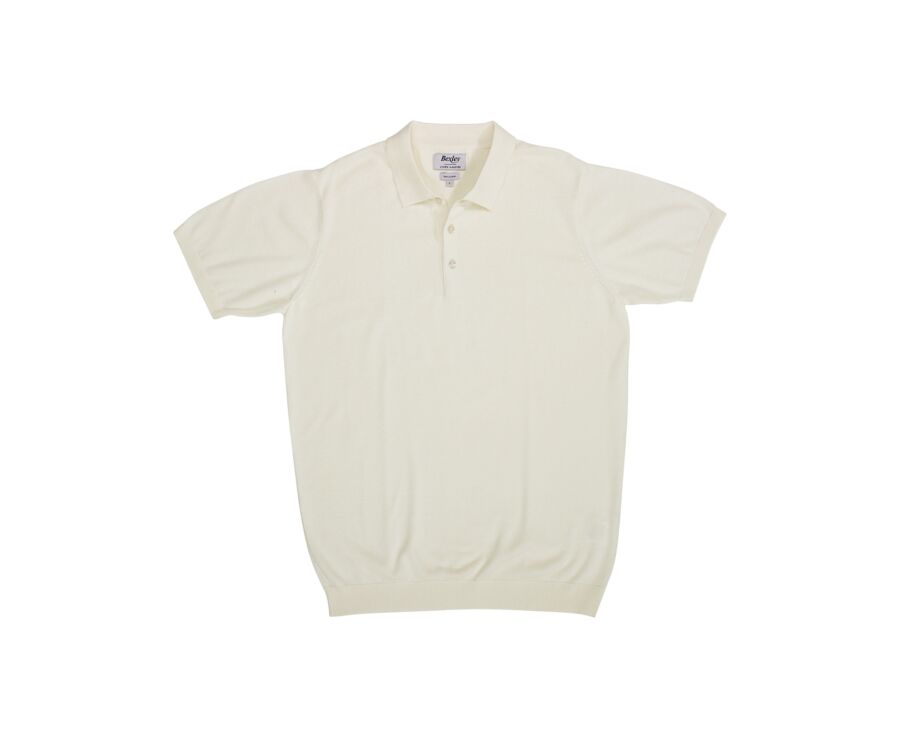 Polo homme Ecru - BRAIDEN