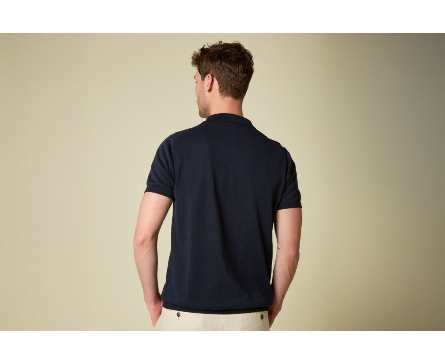 Polo homme marine - BRAIDEN