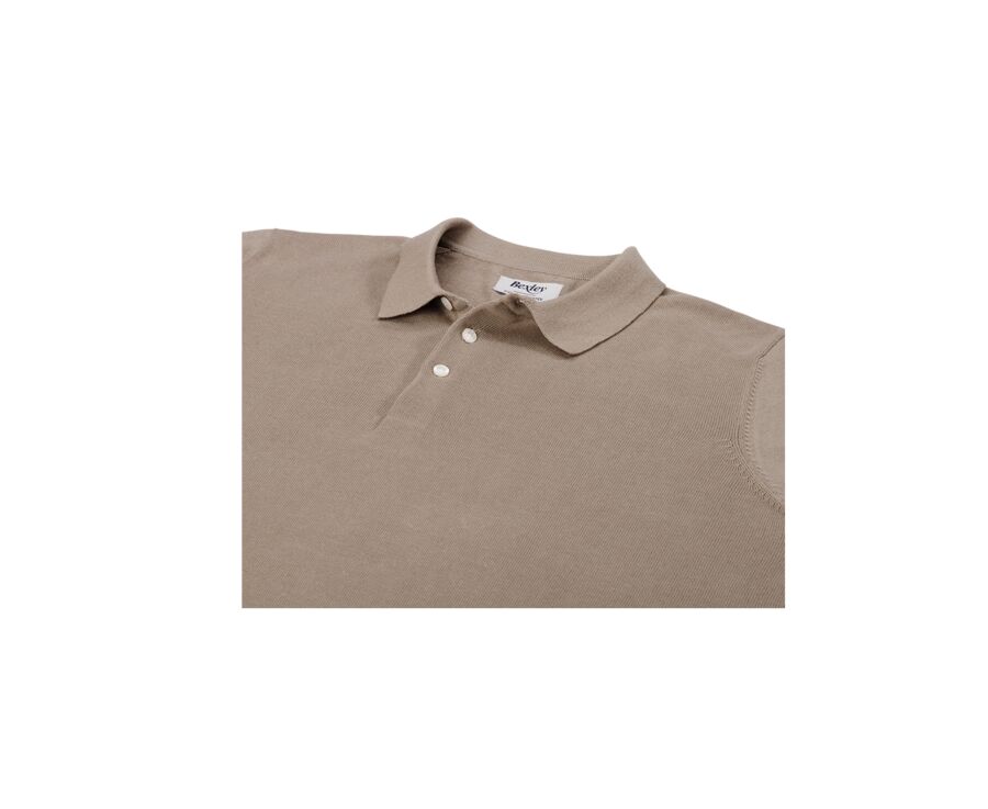 Polo homme Taupe - BRAIDEN