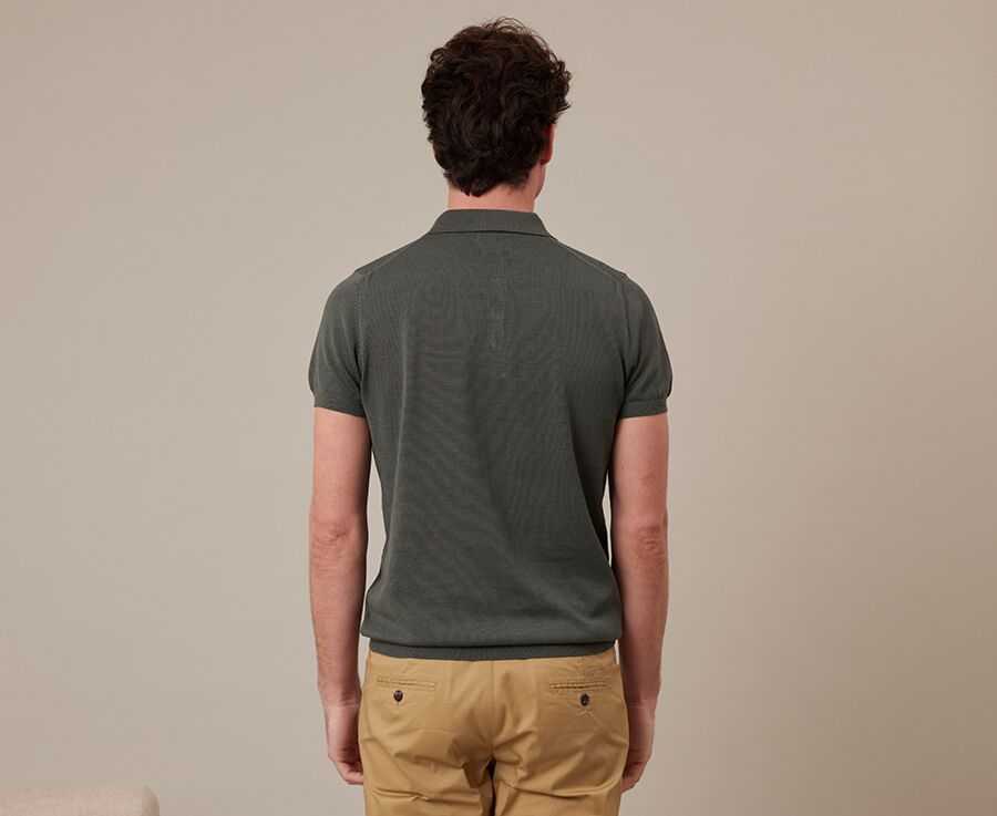 Polo homme Vert foncé - BRAIDEN