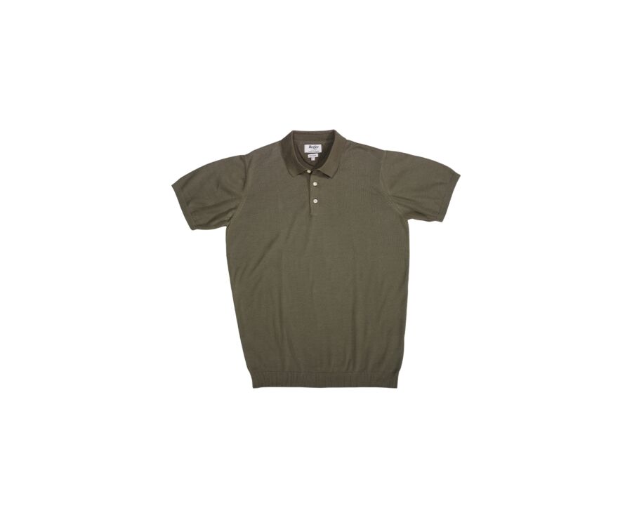 Polo homme Vert Kaki - BRAIDEN
