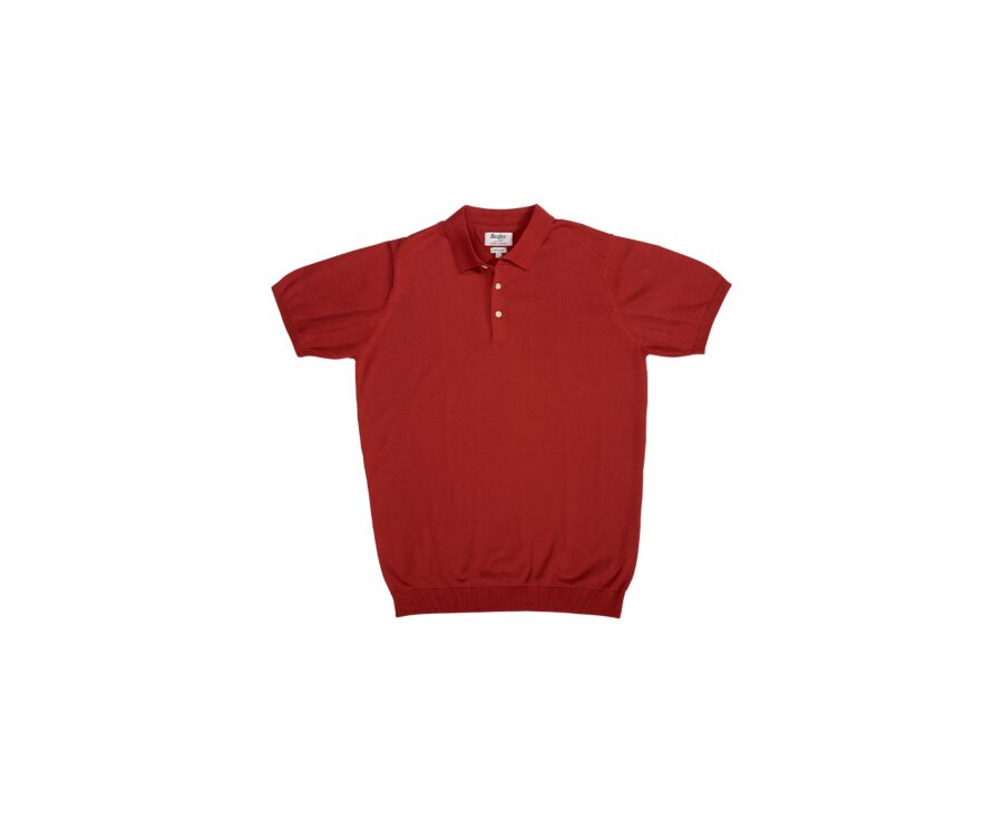 Polo homme Rouge Foncé - BRAIDEN