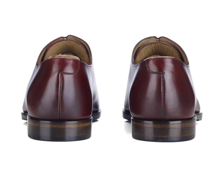Richelieu homme Bordeaux Vif II semelle cuir avec patin - BELLAGIO PATIN