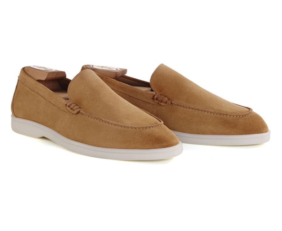 Mocassin homme Velours Caramel - MANASOTA II