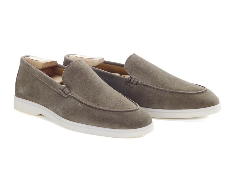 Mocassin homme Velours Kaki - MANASOTA II