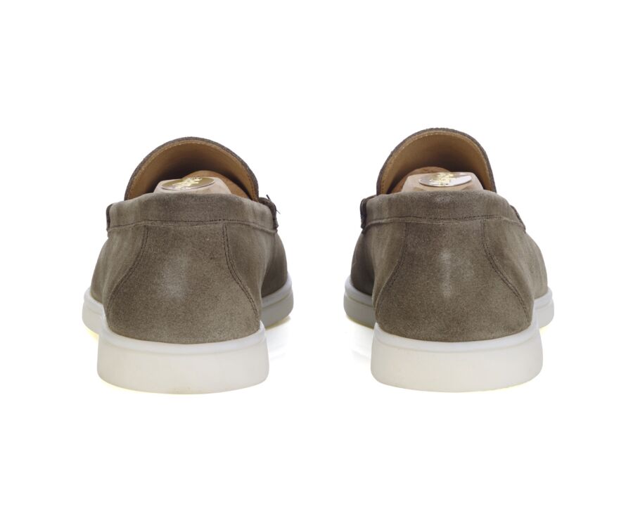 Mocassin homme Velours Kaki - MANASOTA II