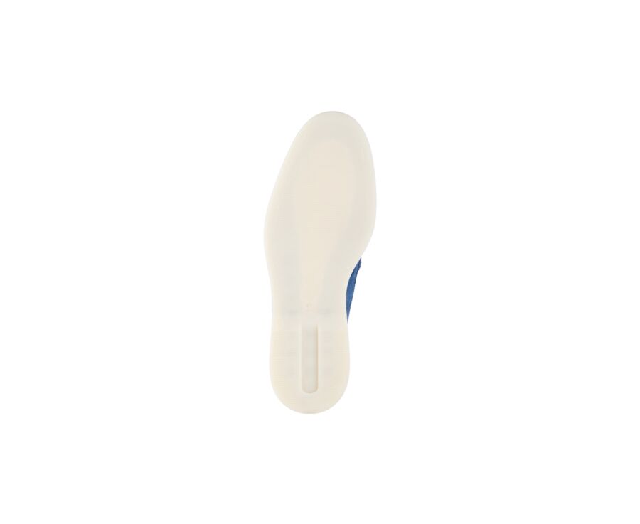 Mocassin homme Velours Bleu Indigo - MANASOTA II
