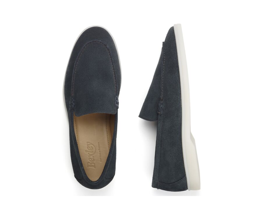 Mocassin homme Velours Vert Foncé - MANASOTA II