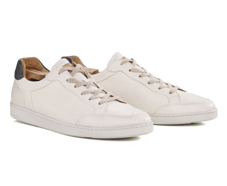 Sneakers cuir beige homme - CANUNDA II