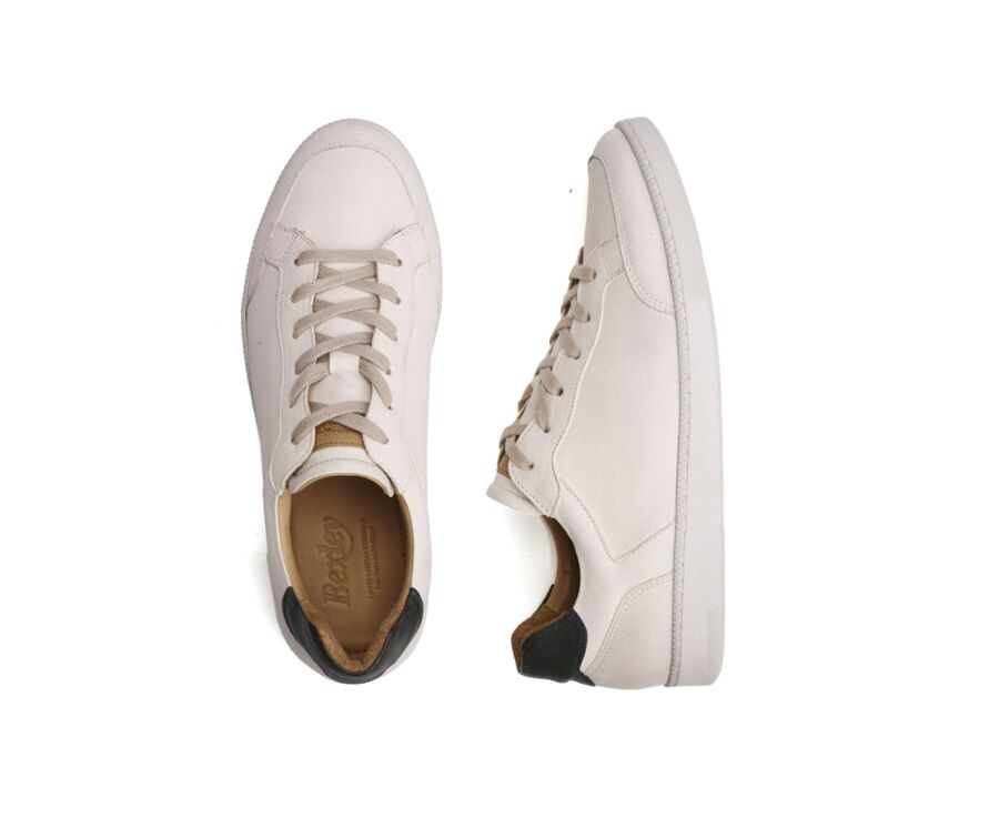 Sneakers cuir beige homme - CANUNDA II