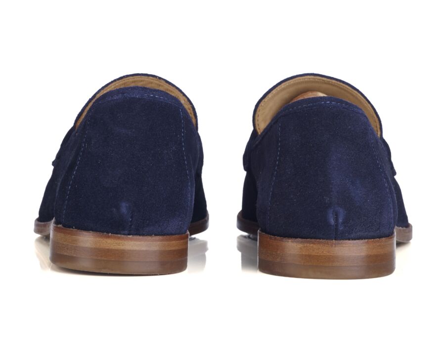 Mocassin homme cuir Velours Marine - DERVIO