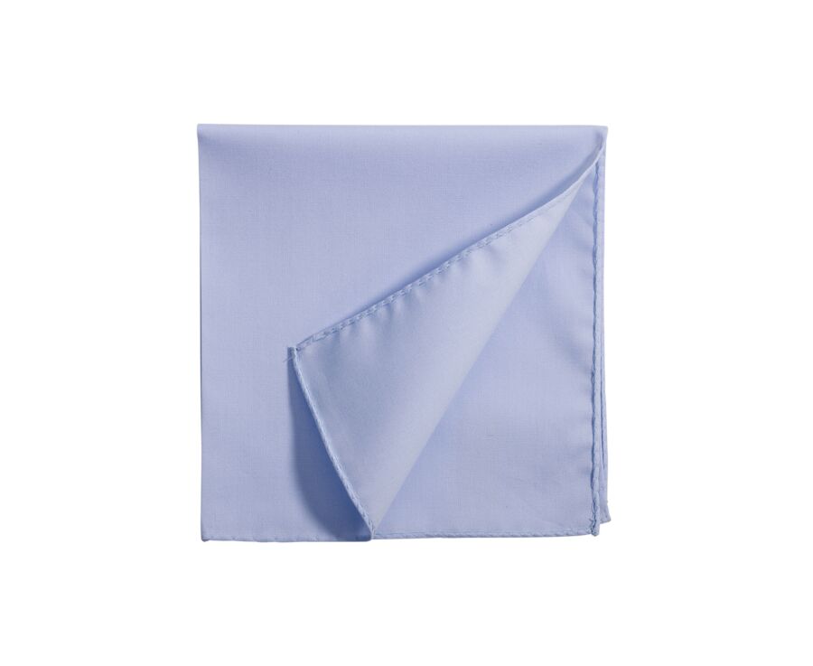 Pochette Coton Unie Bleu Ciel 