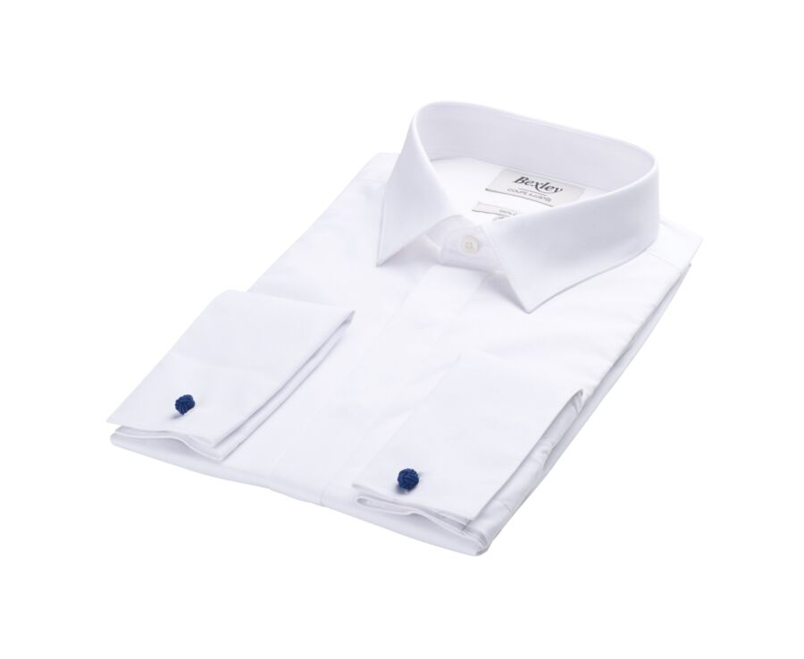 Chemise blanche homme 2025 avec bouton de manchette