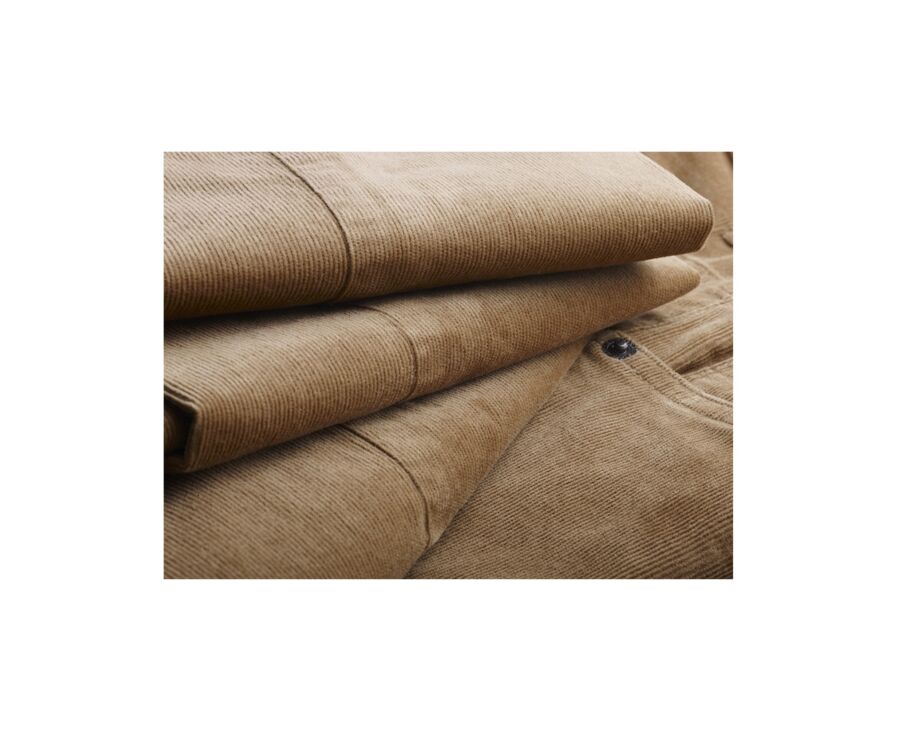 Pantalon 5 poches velours homme Camel - KARS