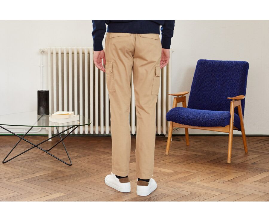 Pantalon cargo homme Camel  - KEANAN II