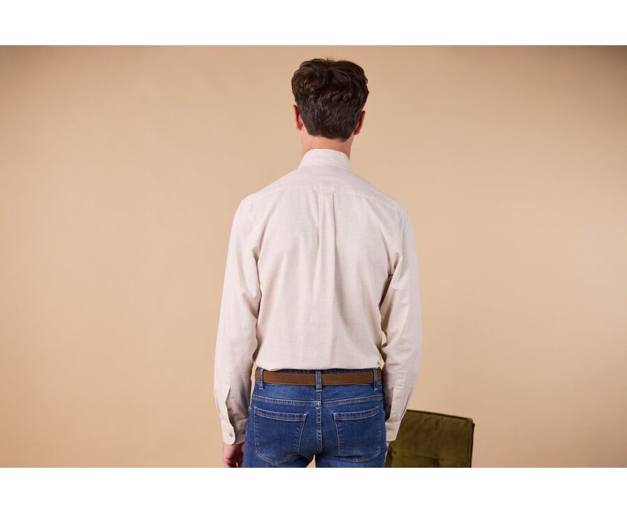 Chemise flanelle - Ecru - ANDER