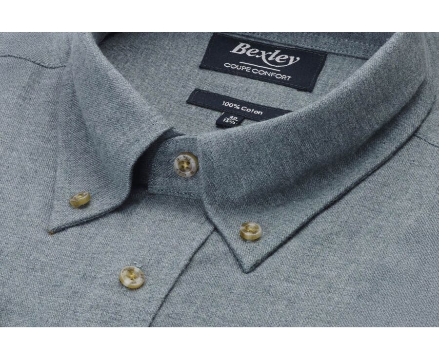 Chemise flanelle Vert Tilleul - ANDER