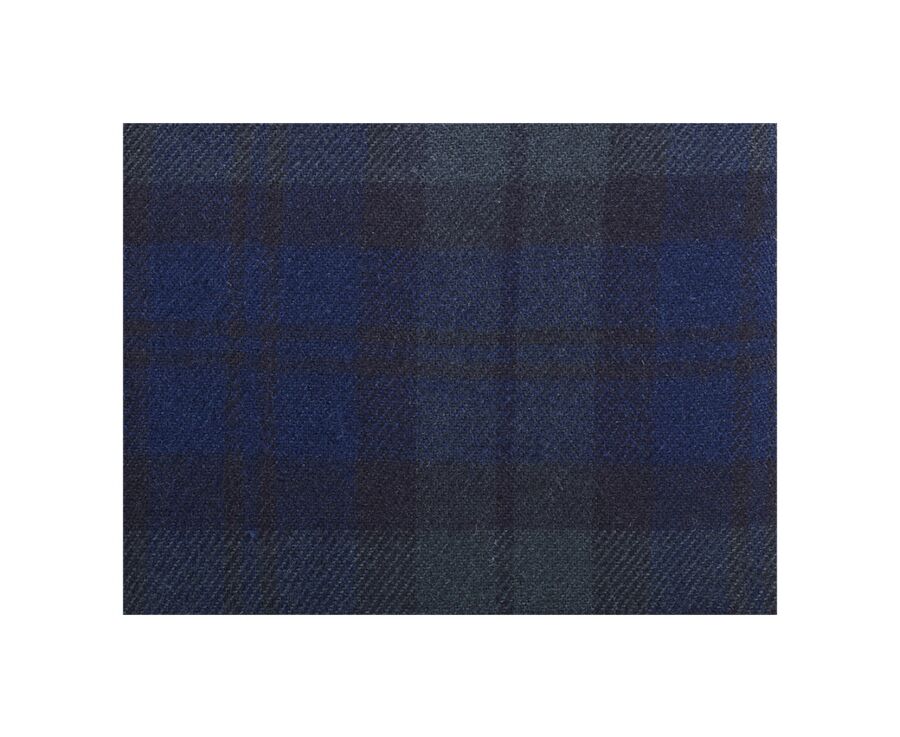 Chemise flanelle Navy et Vert Foncé - Poche poitrine - ANDRICK