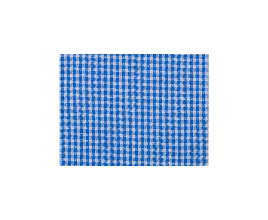 Chemise coton bleu clair et Blanc - Col français - VALAIRE