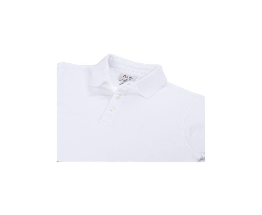 Polo manches longues homme Blanc - ALEC II ML