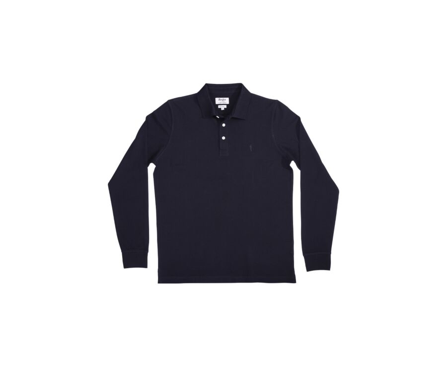 Polo manches longues homme Noir - ALEC II ML