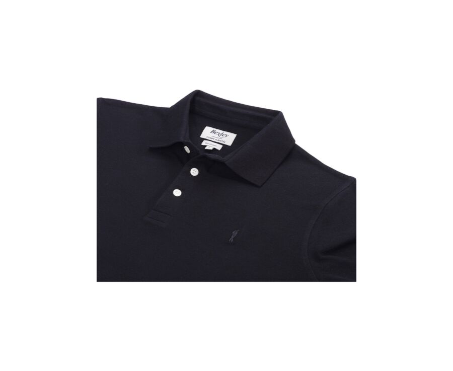 Polo manches longues homme Noir - ALEC II ML
