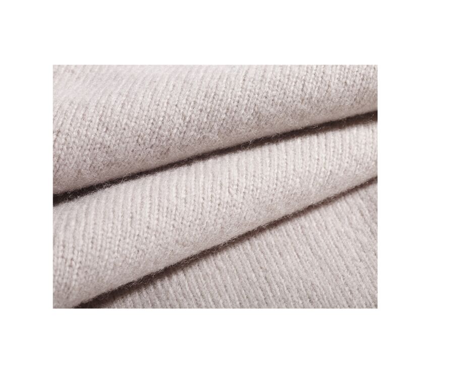 Pull col roulé homme Beige Clair  - KENNERIC