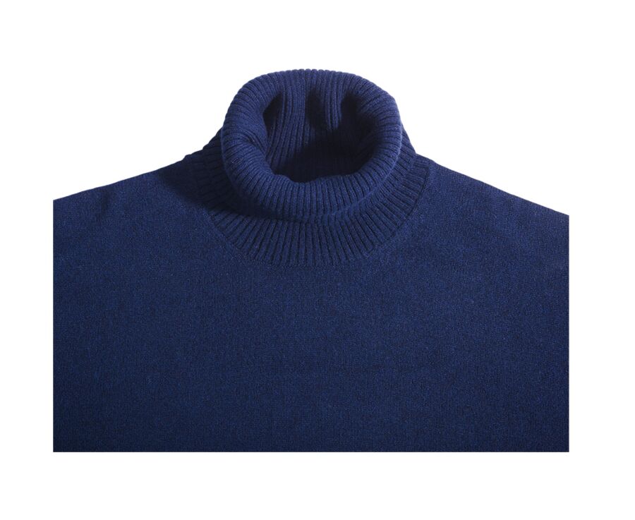 Pull col roulé homme Bleu Marine - KENNERIC