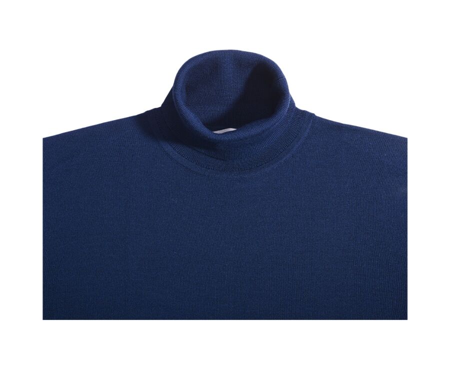 Pull col roulé homme Navy - EMERINOS