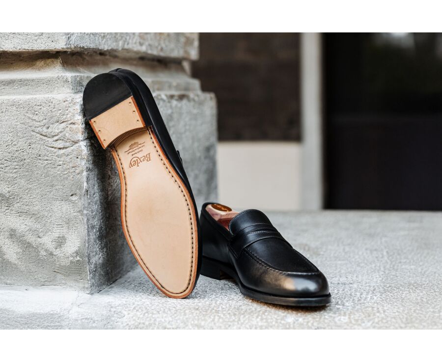 Mocassin cuir homme Noir - DIXTON