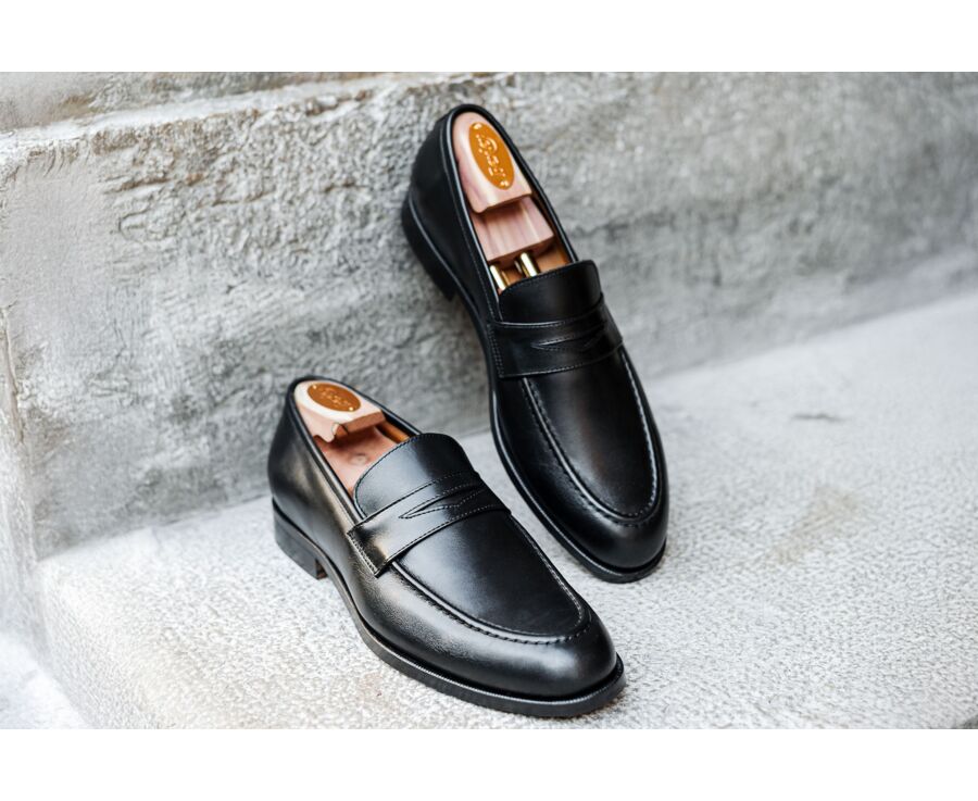 Mocassin cuir homme Noir - DIXTON