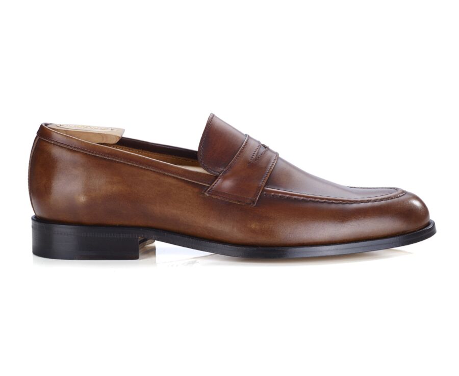 Mocassin pour Homme Cognac Patiné - DIXTON