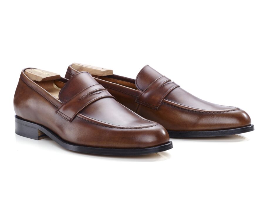 Mocassin pour Homme Cognac Patiné - DIXTON