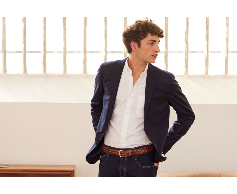 Blazer homme Marine - LANDÉRIC