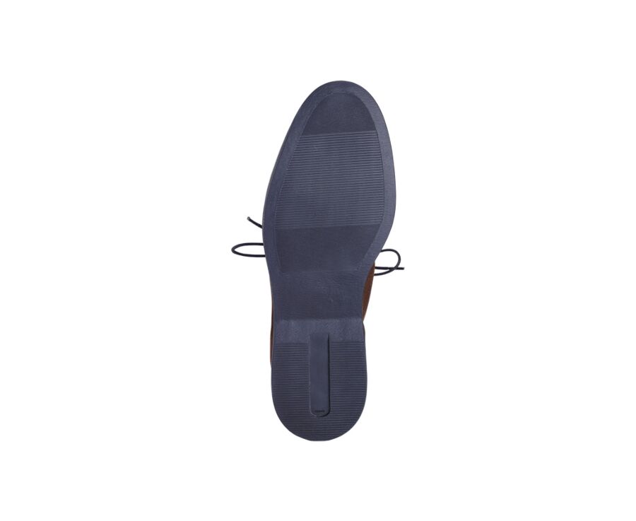 Bottines casual homme Velours Havane - SERENOA