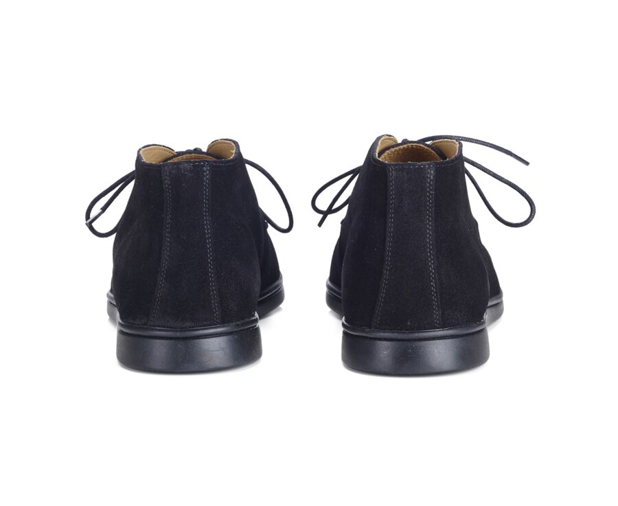 Bottines casual homme Velours Noir - SERENOA