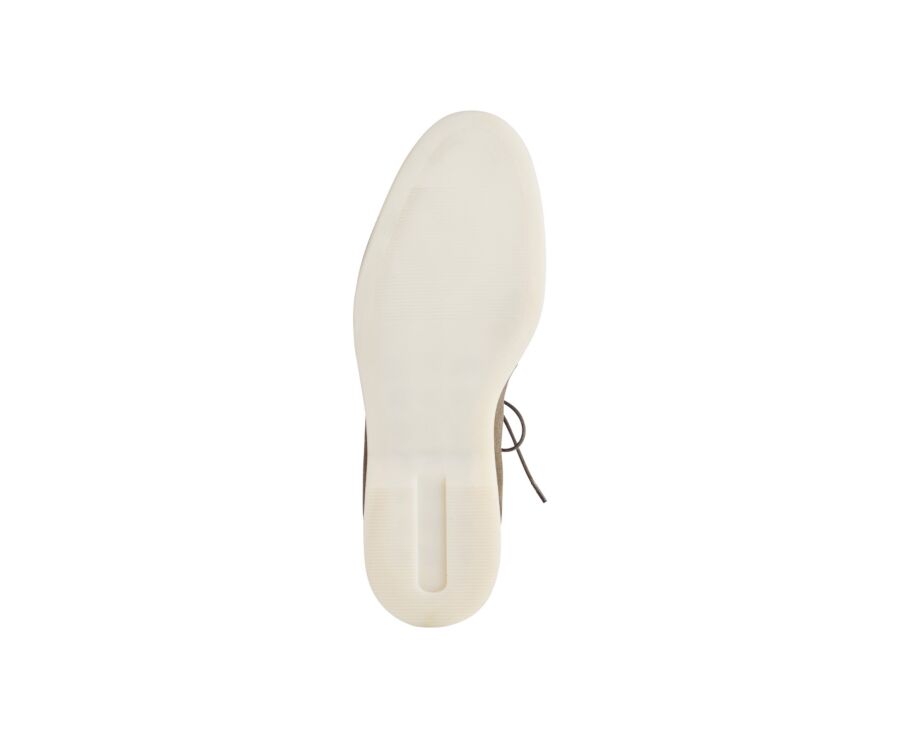 Bottines casual homme Velours Kaki - SERENOA