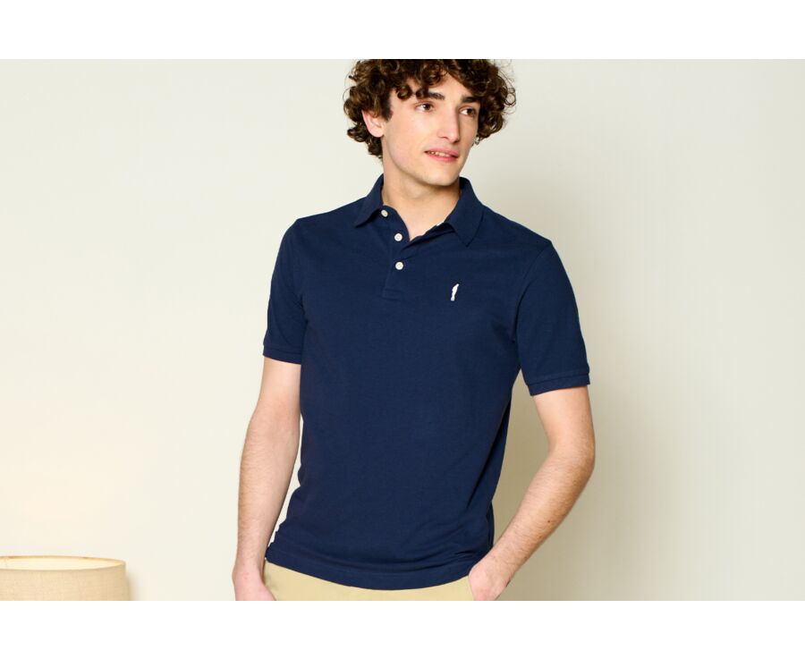 Polo homme Bleu Navy - ADGER