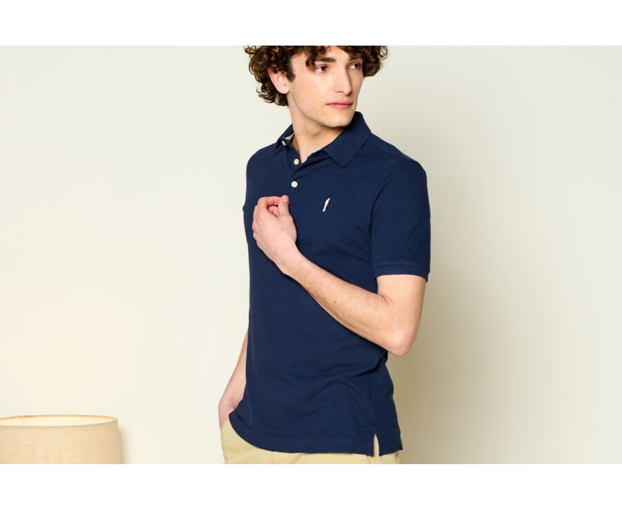 Polo homme Bleu Navy - ADGER