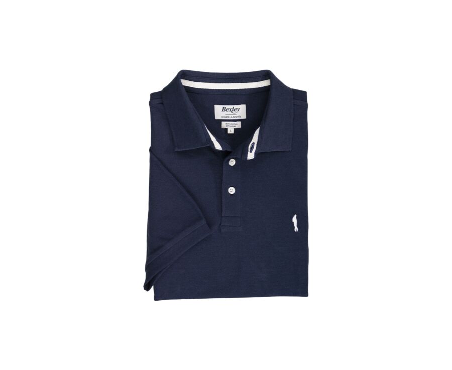 Polo homme Bleu Navy - ADGER