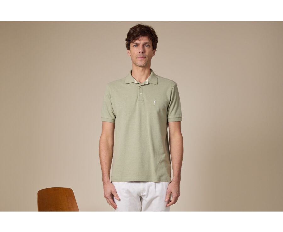 Polo homme Vert Tilleuil - ADGER